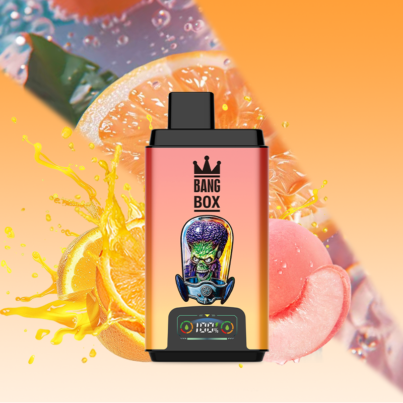 BANG BOX 50000 Puffs Double Flavor Disposable Vape-Black Dragon Ice & Mango Peach Watermelon