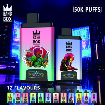 🎁3 db-os BANG BOX 50000 Puffs Double Flavor Disposable Vape – Titokdoboz árzuhanás!