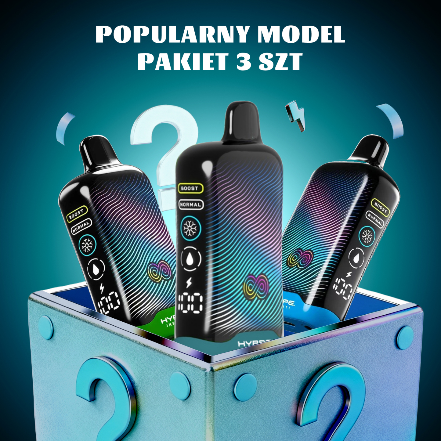 🎁3x niespodzianka - BANG BOX 80000 Puffs 3 in1 Flavor Disposable Vape