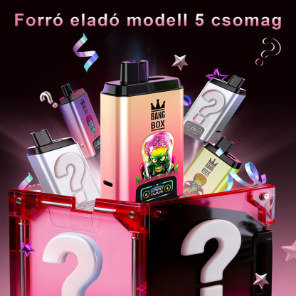 💎5 db-os BANG BOX 50000 Puffs Double Flavor Disposable Vape – Titokdoboz árzuhanás!