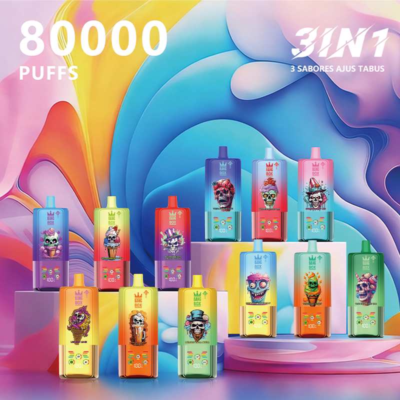 🎁3 db-os BANG BOX 80000 Puffs 3 in1 Flavor Disposable Vape – Titokdoboz árzuhanás!