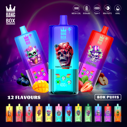 BANG BOX 80K Puffs 3-in-1 Flavor Disposable Vape