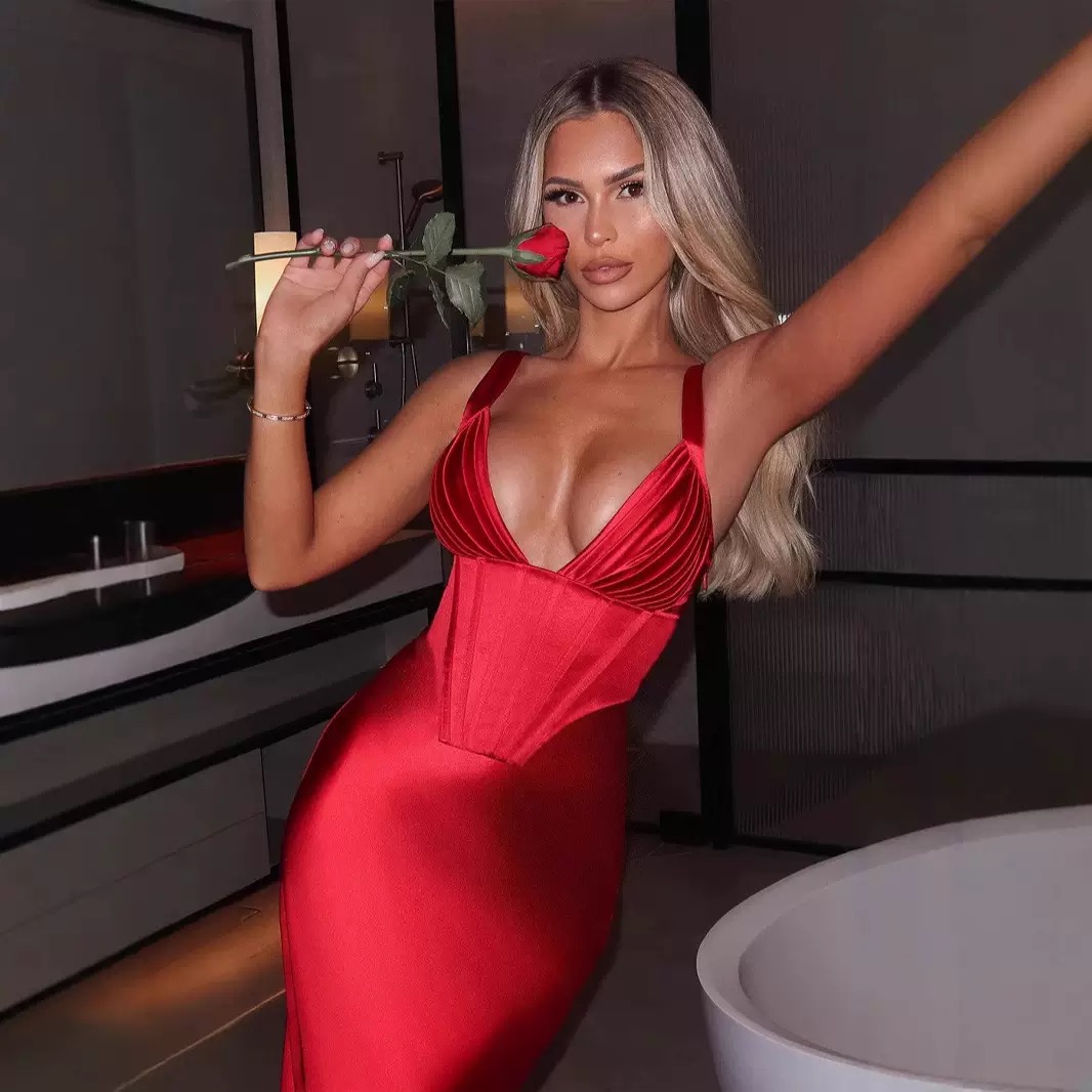 Auresis Maxi Dress - Navy