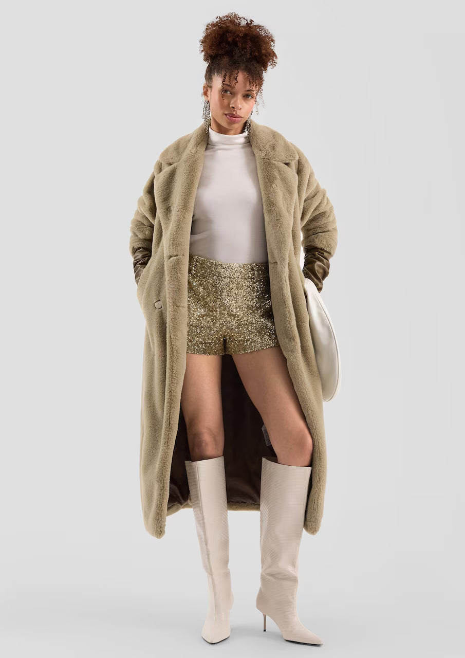 Aura gown Sequin Shorts