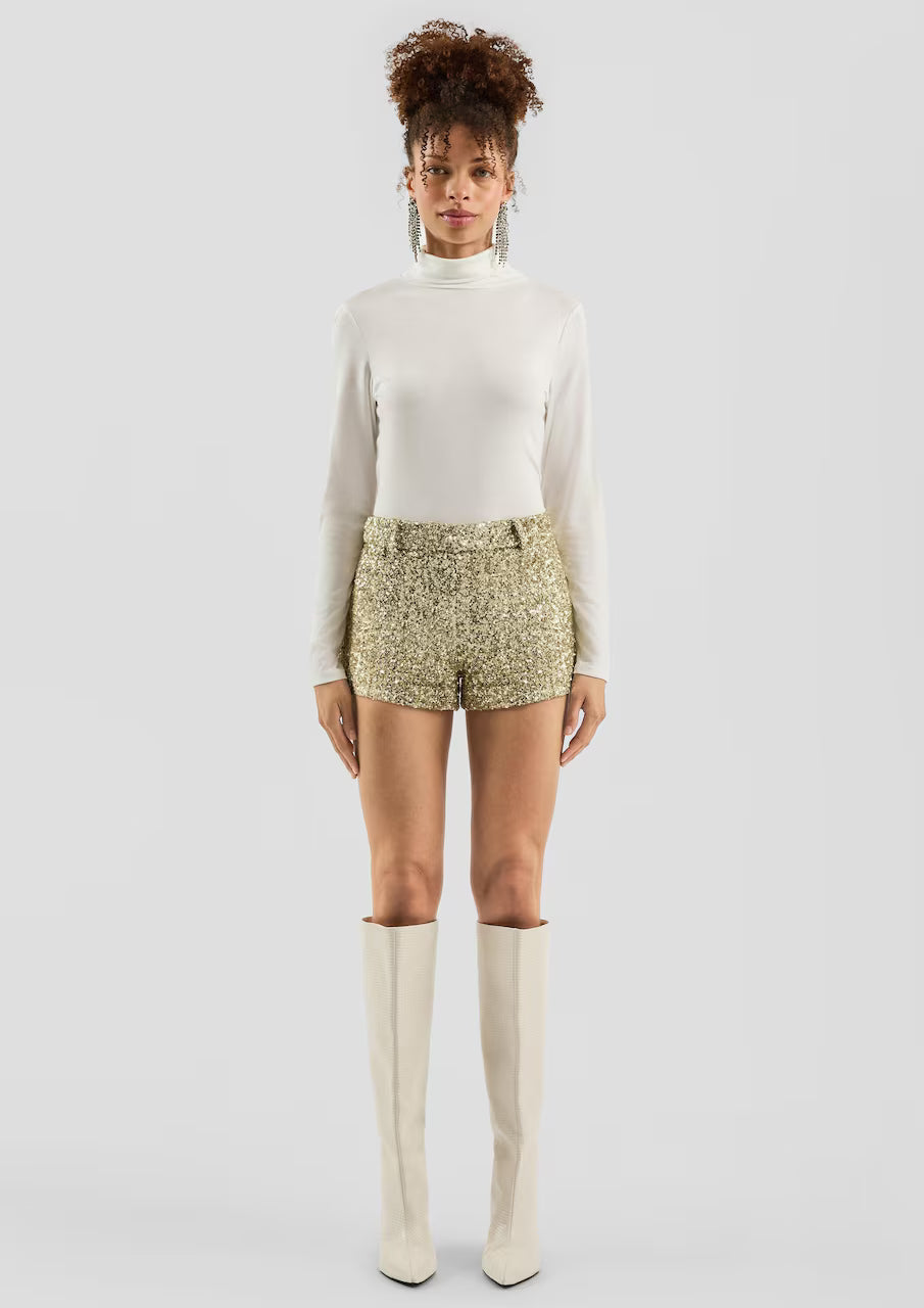 Aura gown Sequin Shorts