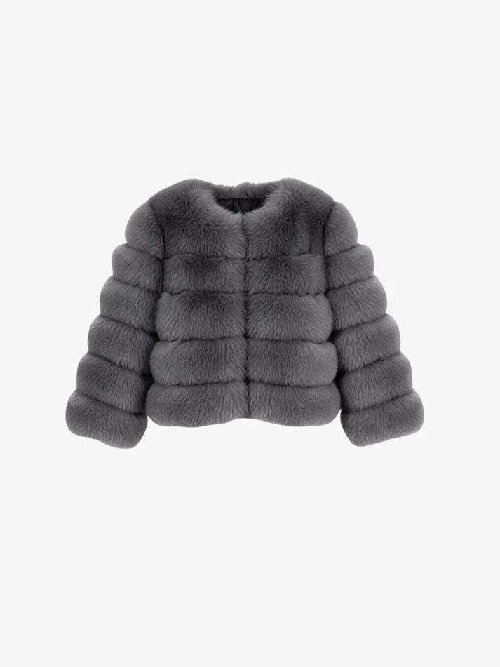 timelessyou Stylish Faux Fur Outerwear
