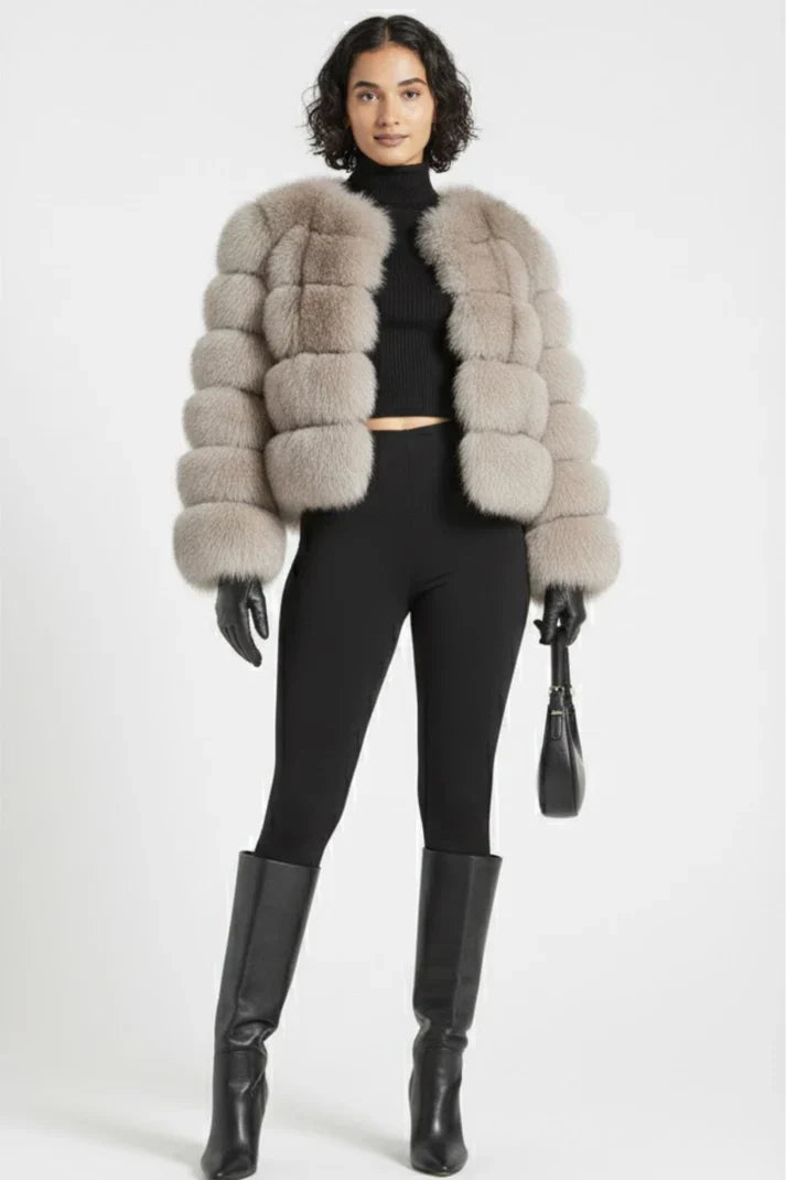 timelessyou Stylish Faux Fur Outerwear