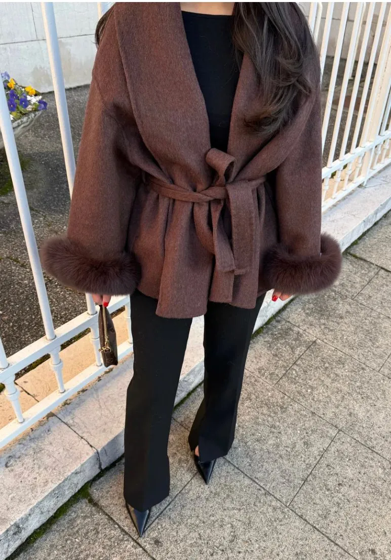 Aura gown Luxury Wool Coat