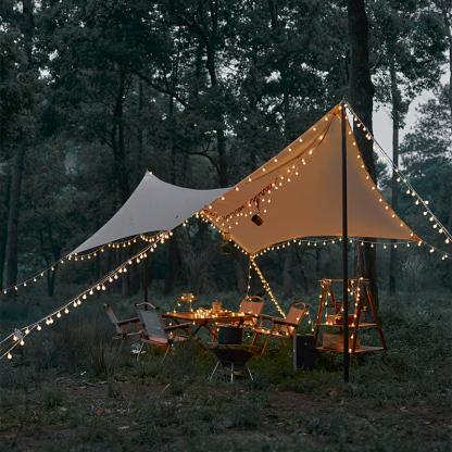 Ledowa girlanda z kryształowymi kulami