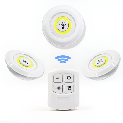 Szafka nocna z lampką dotykową na pilota