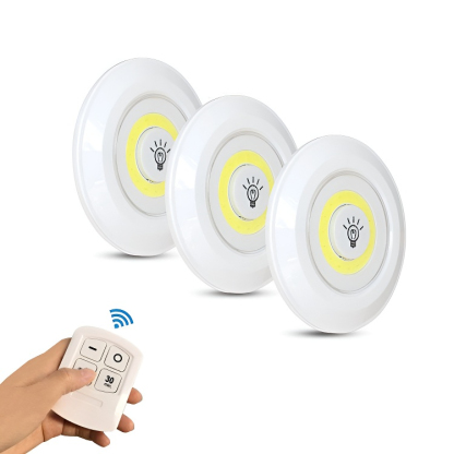 Szafka nocna z lampką dotykową na pilota