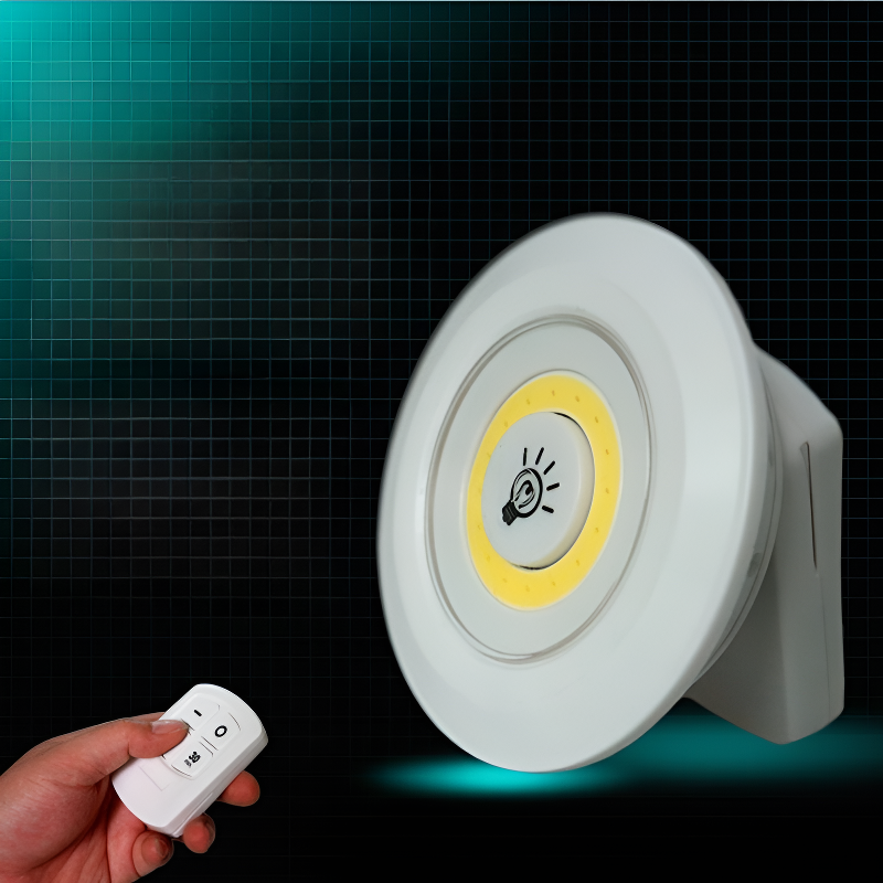 Szafka nocna z lampką dotykową na pilota