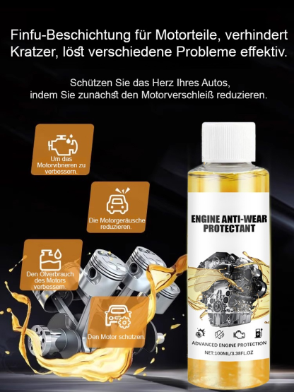 Motorschutzmittel gegen Verschleiß ✨️mit Reparatur- & Schutzfilm – Weniger Verschleiß, Lärm & Verbrauch ab der ersten Fahrt🎉