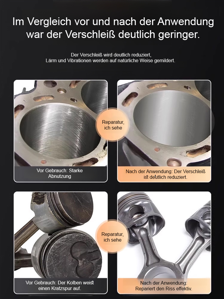 Motorschutzmittel gegen Verschleiß ✨️mit Reparatur- & Schutzfilm – Weniger Verschleiß, Lärm & Verbrauch ab der ersten Fahrt🎉