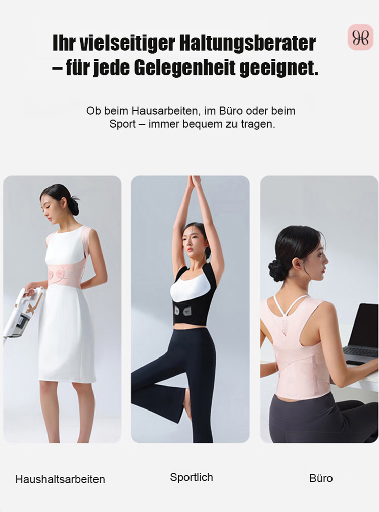 Nahtloser Korrekturgurt, der direkt auf der Haut getragen werden kann👉️Keine zusätzliche Zeit erforderlich – Ihre Haltung verbessert sich ganz nebenbei✨️ Ergonomisch gestaltet😃passt es sich perfekt Ihren Körperkonturen an⭐️