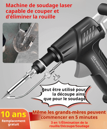 Outil de soudage laser industriel à chauffage interne