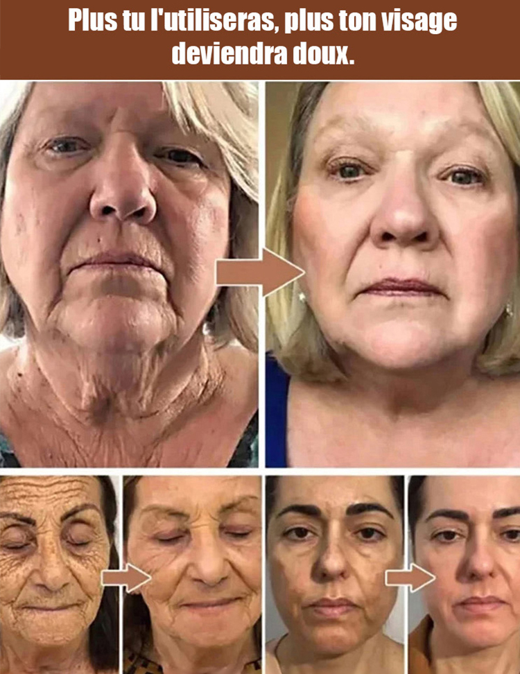 Sérum Réjuvénant : Crème Raffermissante au Collagène✨️1 Application = 10 Masques Classiques