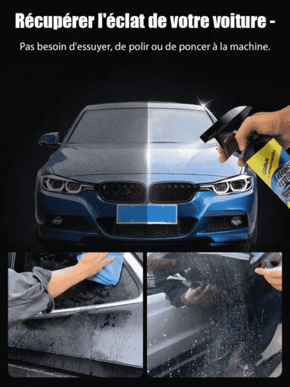【8 mois de propreté sans laver la voiture】Spray de revêtement nano pour voiture | ⚡Application en 15 min – sans polissage ni rinçage