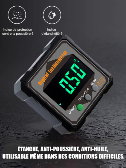 Niveau numérique à angle de mesure avec aimant puissant