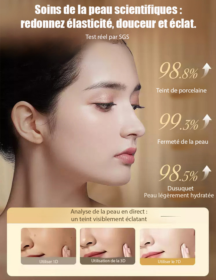 Sérum Réjuvénant : Crème Raffermissante au Collagène✨️1 Application = 10 Masques Classiques