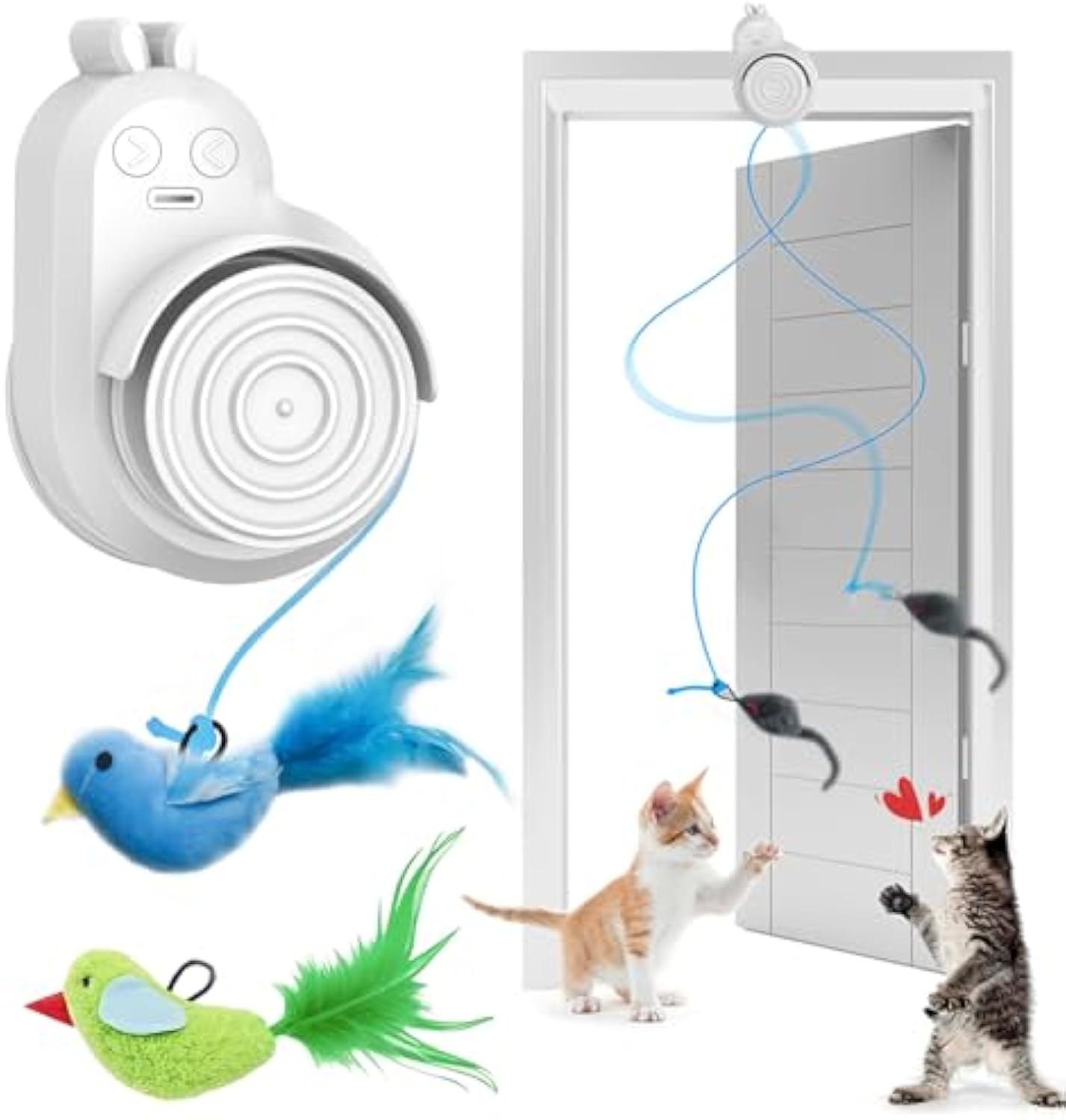 Interactive Cat Toys for Indoor Cats - Automatic Flying Bird