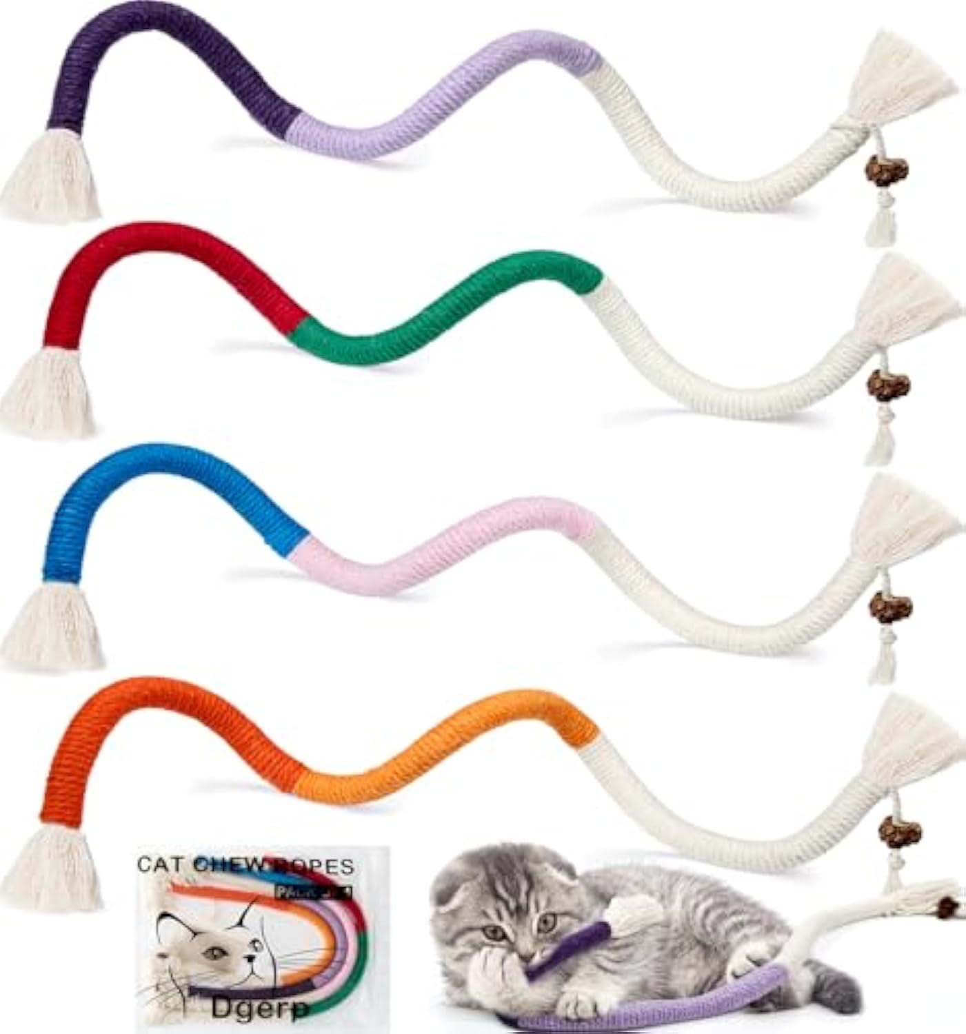 Cat Chew Ropes 4Pcs