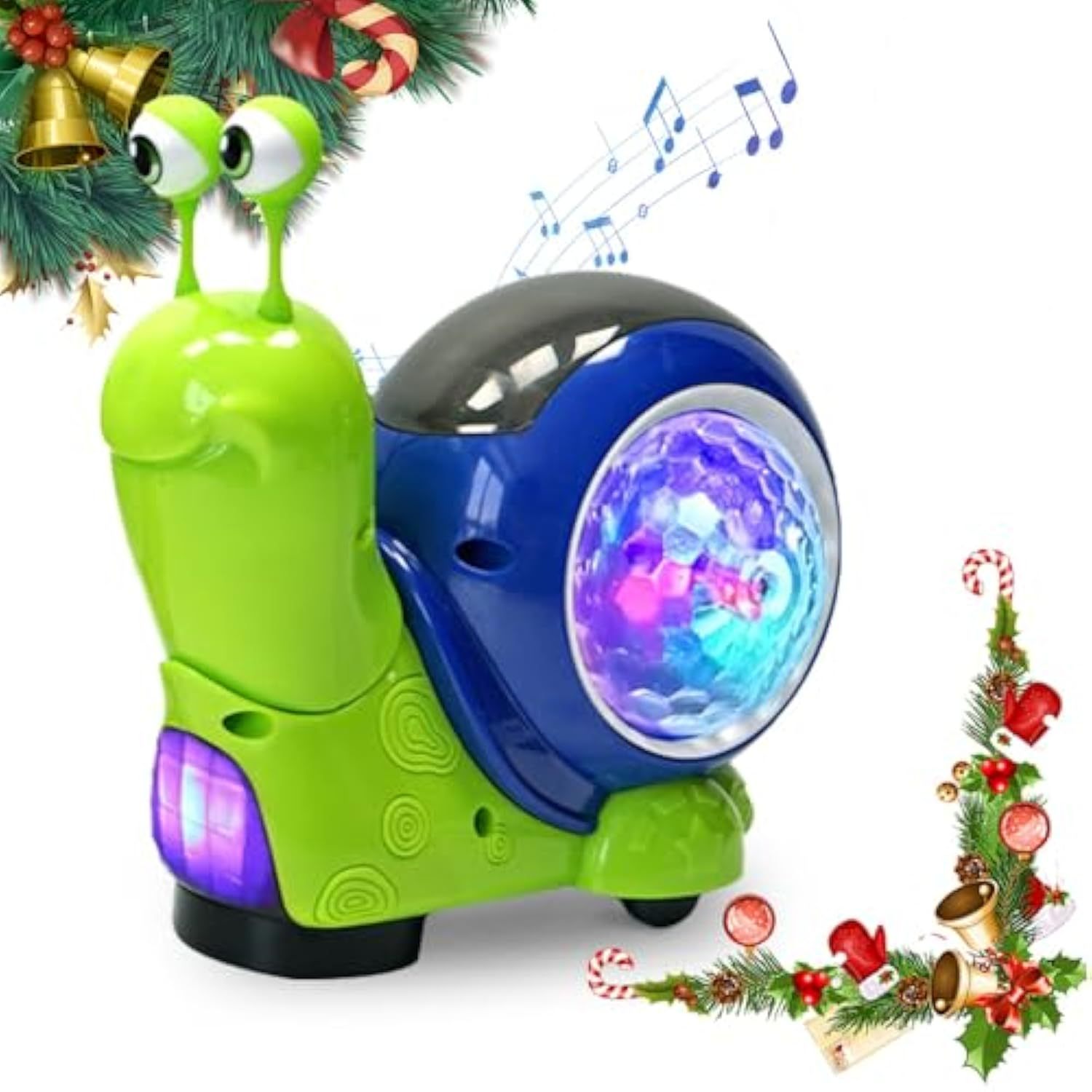Glowing and Music Playing Crawling Snail