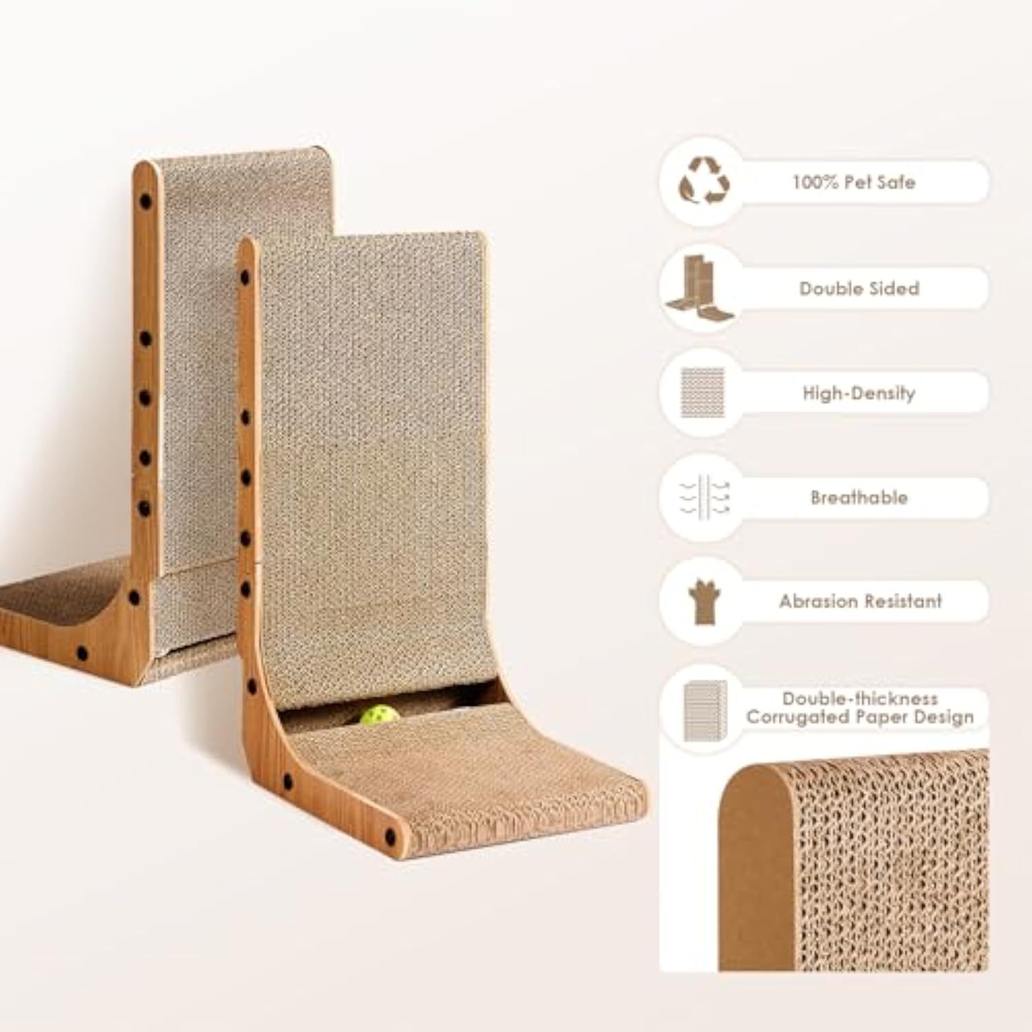 Cardboard Cat Scratcher for Indoor Cats
