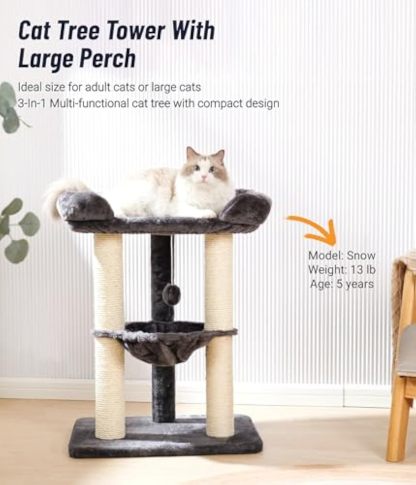 28" Cat Tree Tower for Indoor Cats