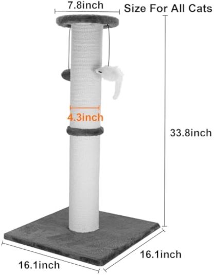 Cat Scratching Post 34 Inches 