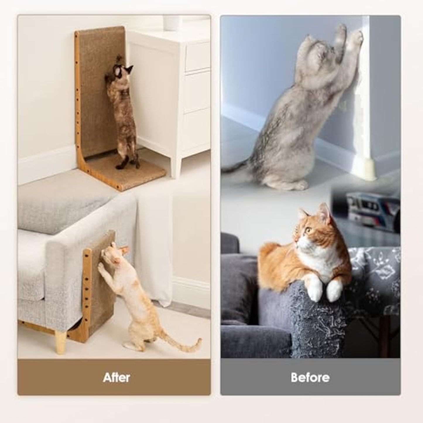 Cardboard Cat Scratcher for Indoor Cats