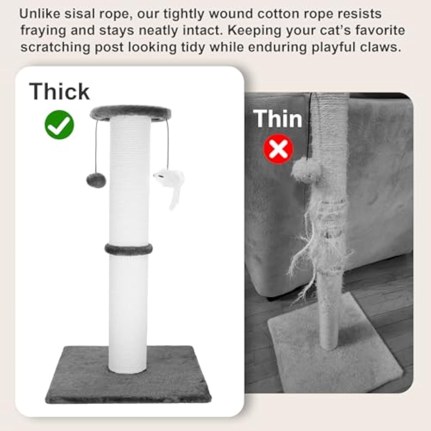 Cat Scratching Post 34 Inches 