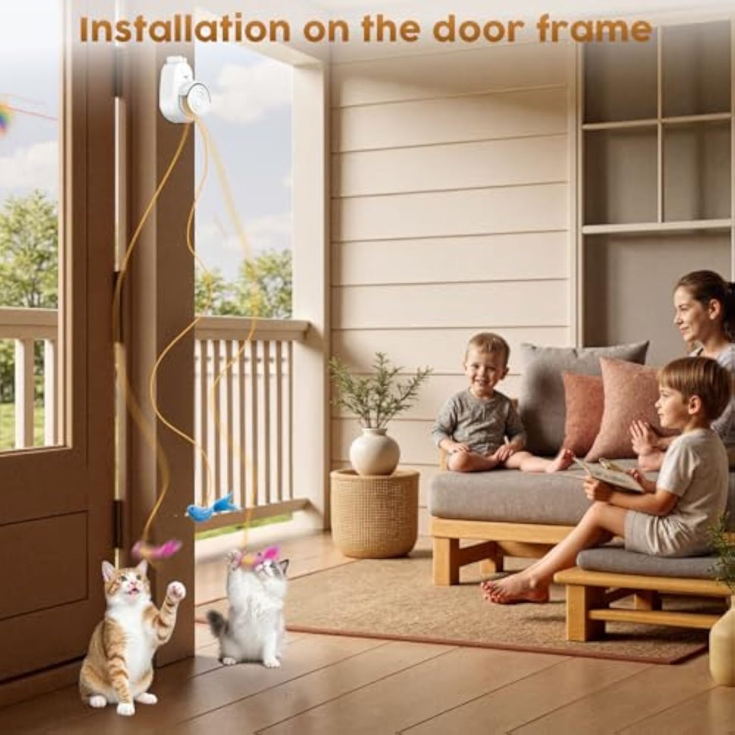 Interactive Cat Toys for Indoor Cats - Automatic Flying Bird