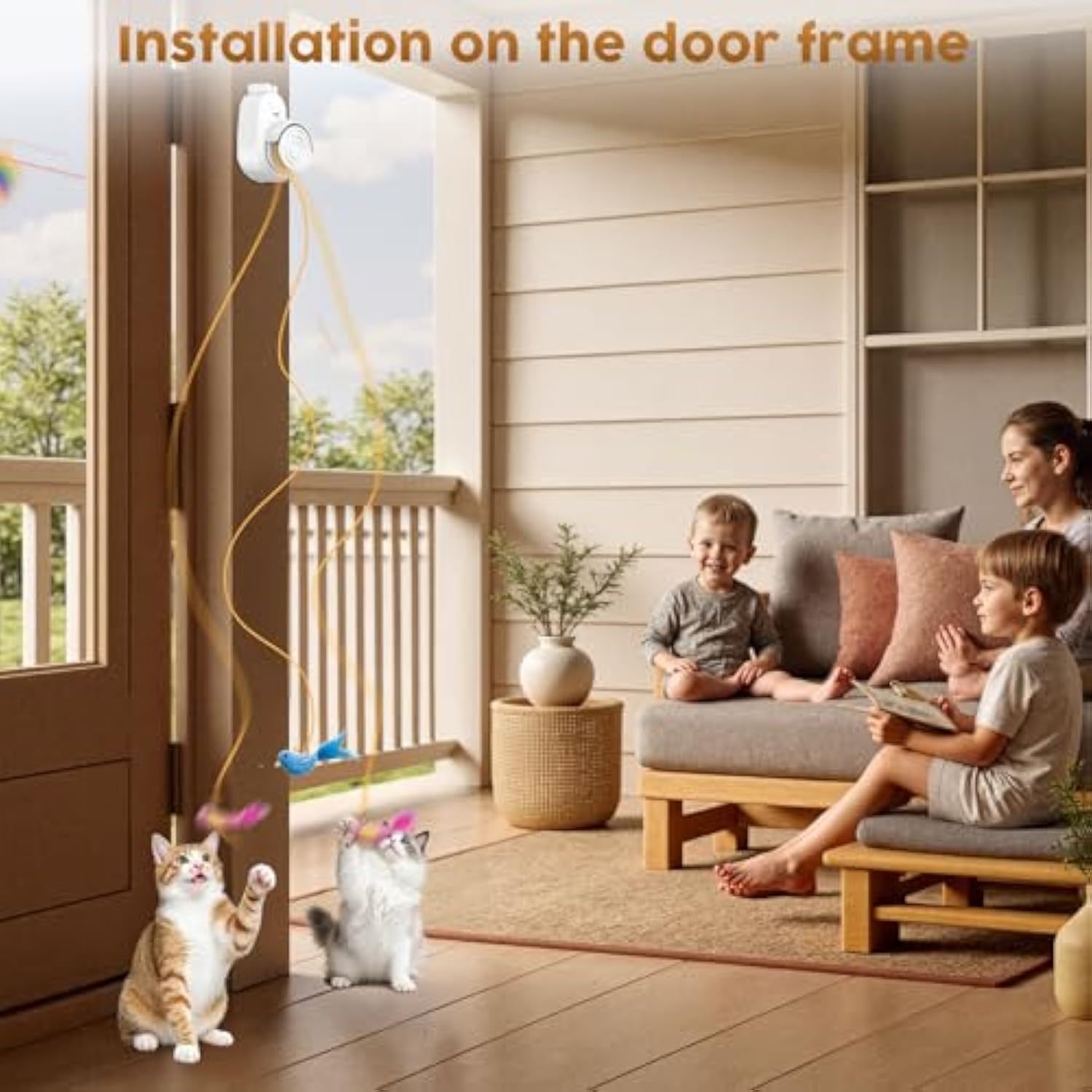 Interactive Cat Toys for Indoor Cats - Automatic Flying Bird