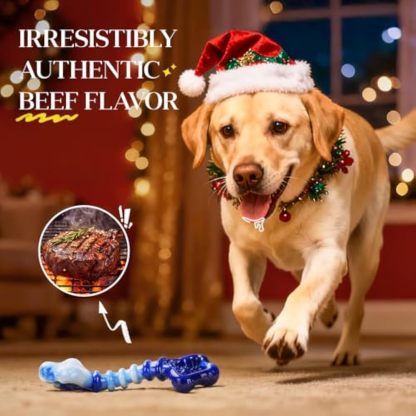 Indestructible Dog Toys for Aggressive Chewers: 2-Pack Tough Chew Toy for Large Dogs
