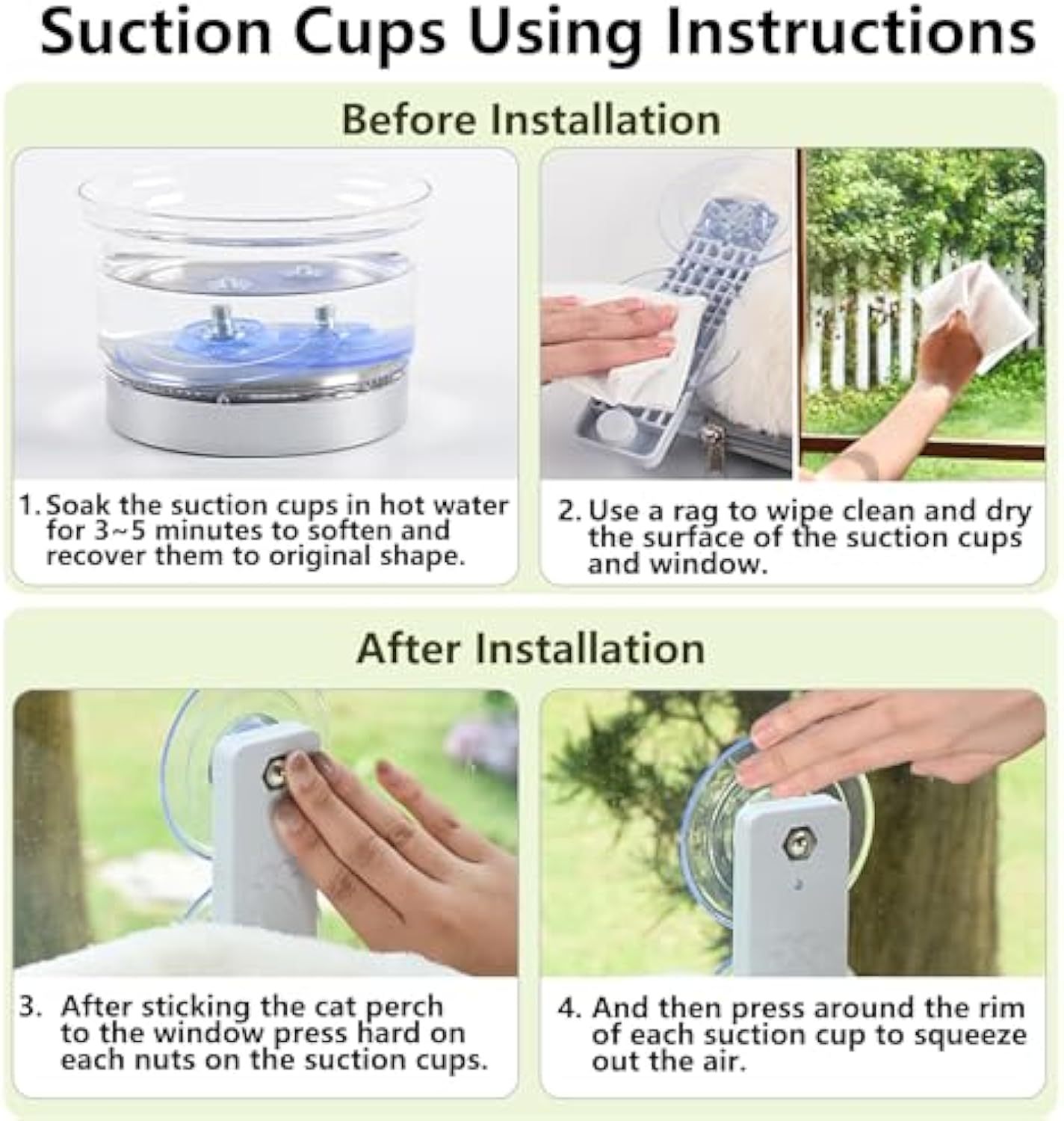 Cordless Cat Window Perch