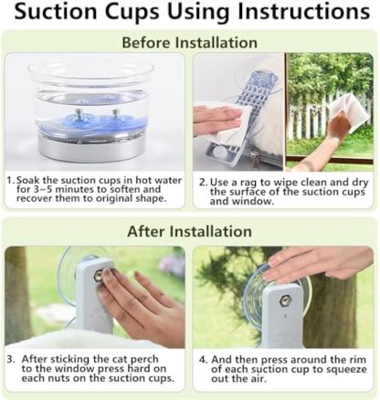 Cordless Cat Window Perch