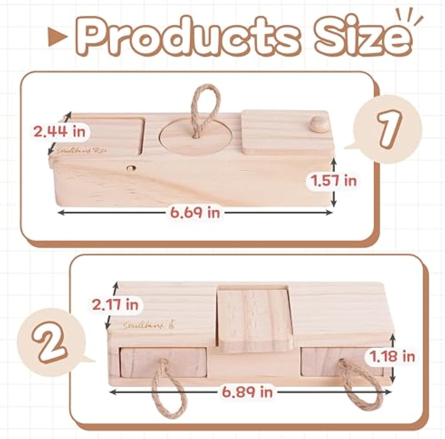 Interactive Wooden Pet Rabbit Toys