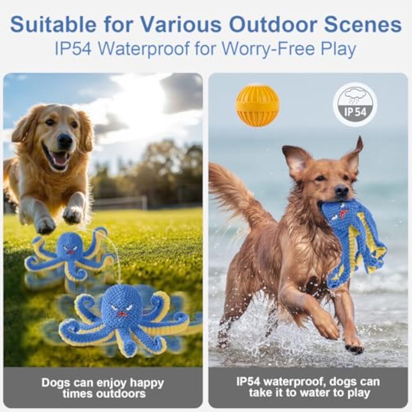 Interactive Dog Toys Octopus