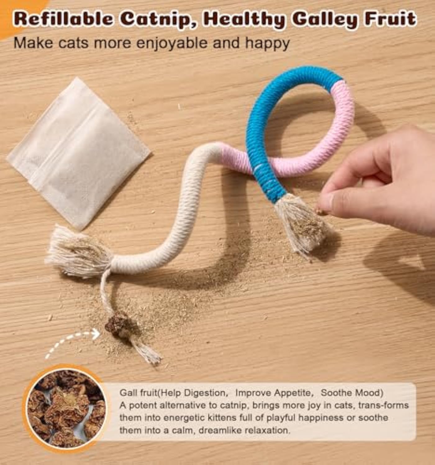 Cat Chew Ropes 4Pcs