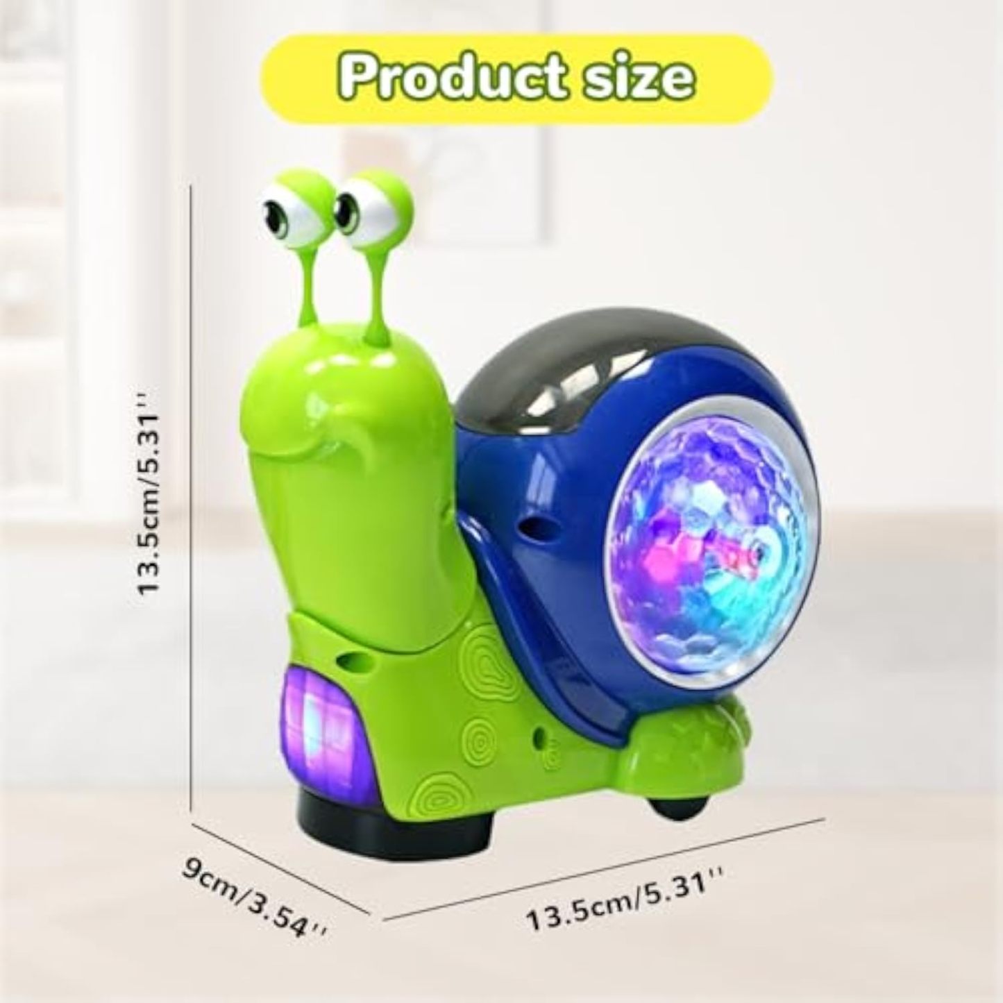 Glowing and Music Playing Crawling Snail