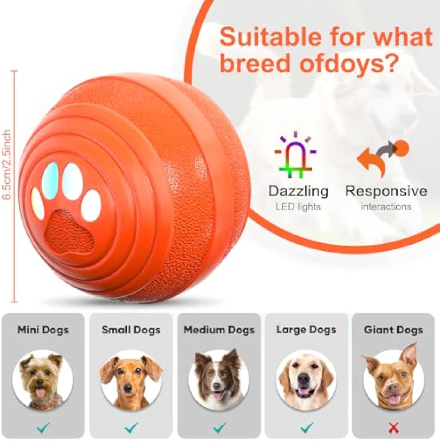 Interactive Dog Ball