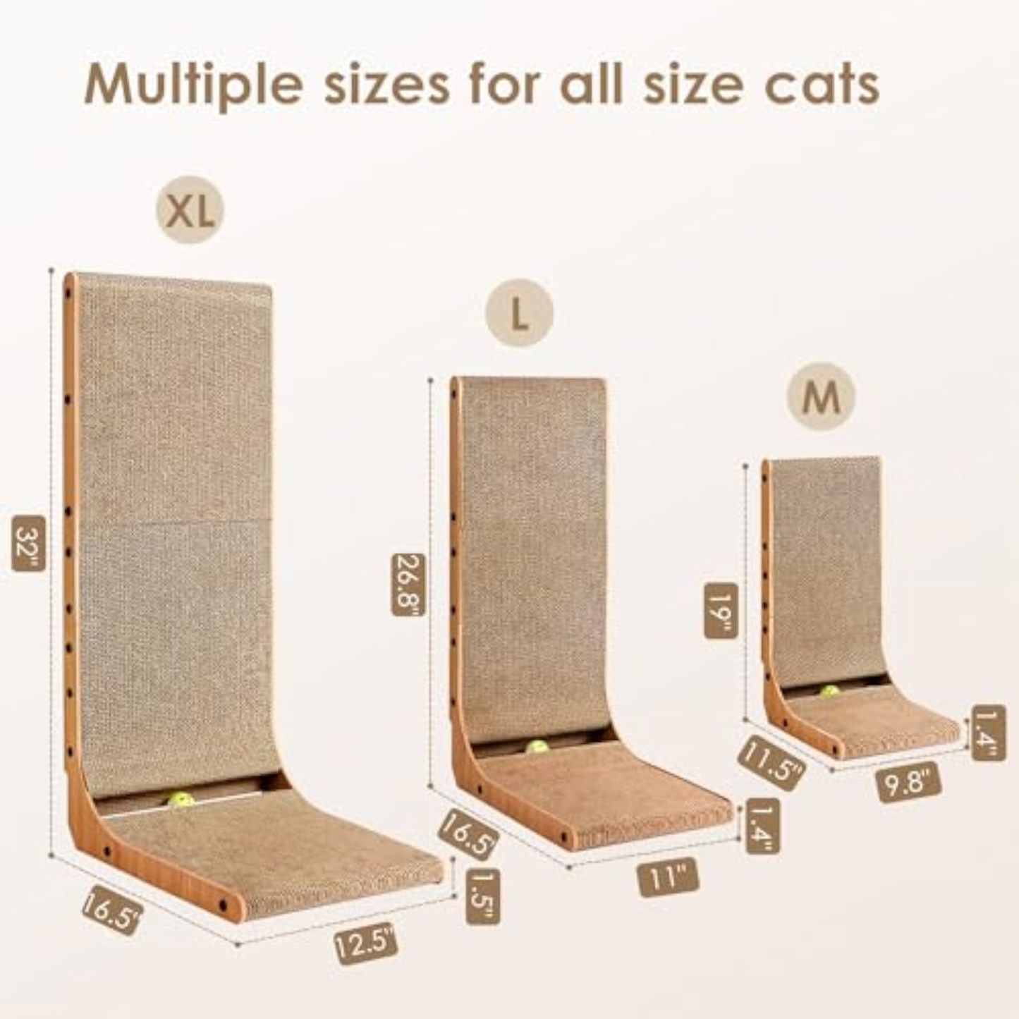 Cardboard Cat Scratcher for Indoor Cats