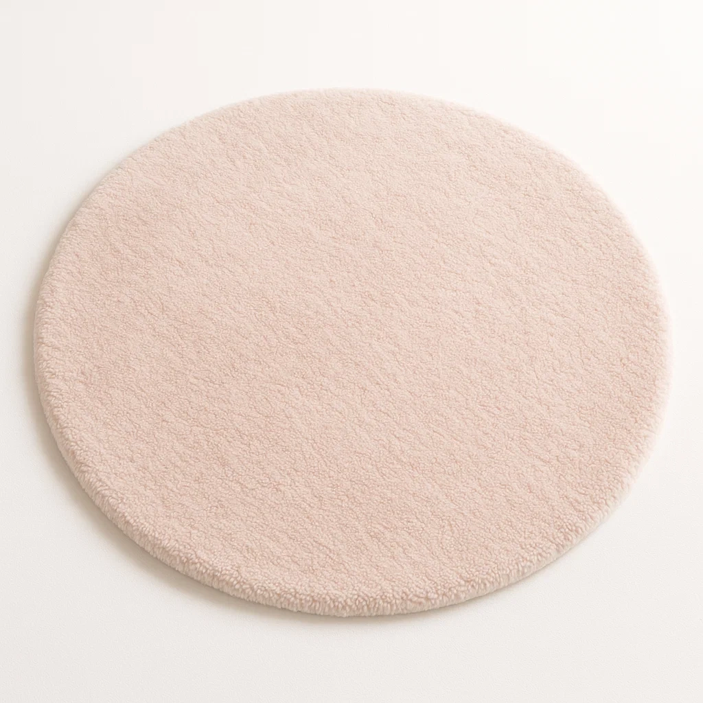 Tappeto in poliestere beige