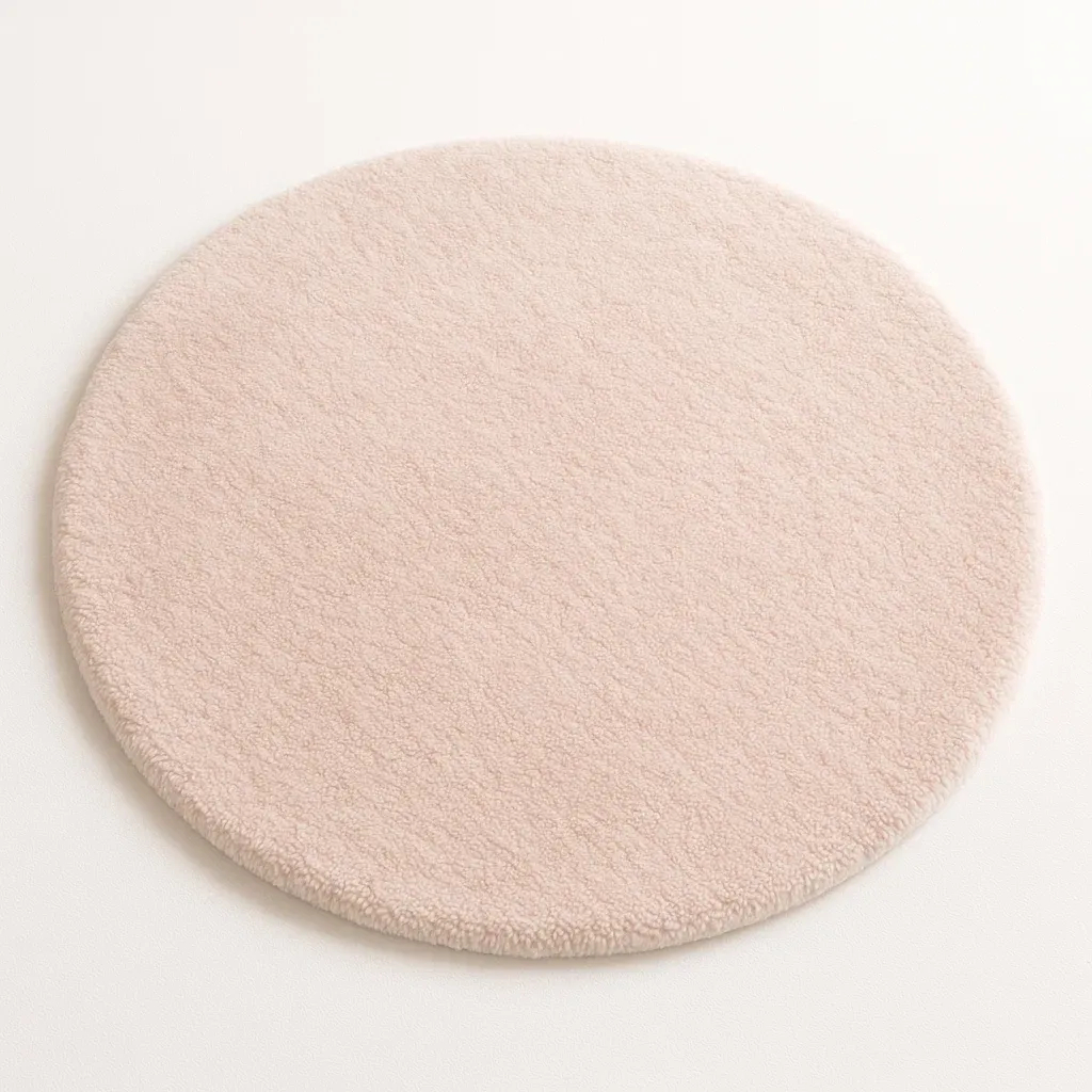 Tappeto in poliestere beige