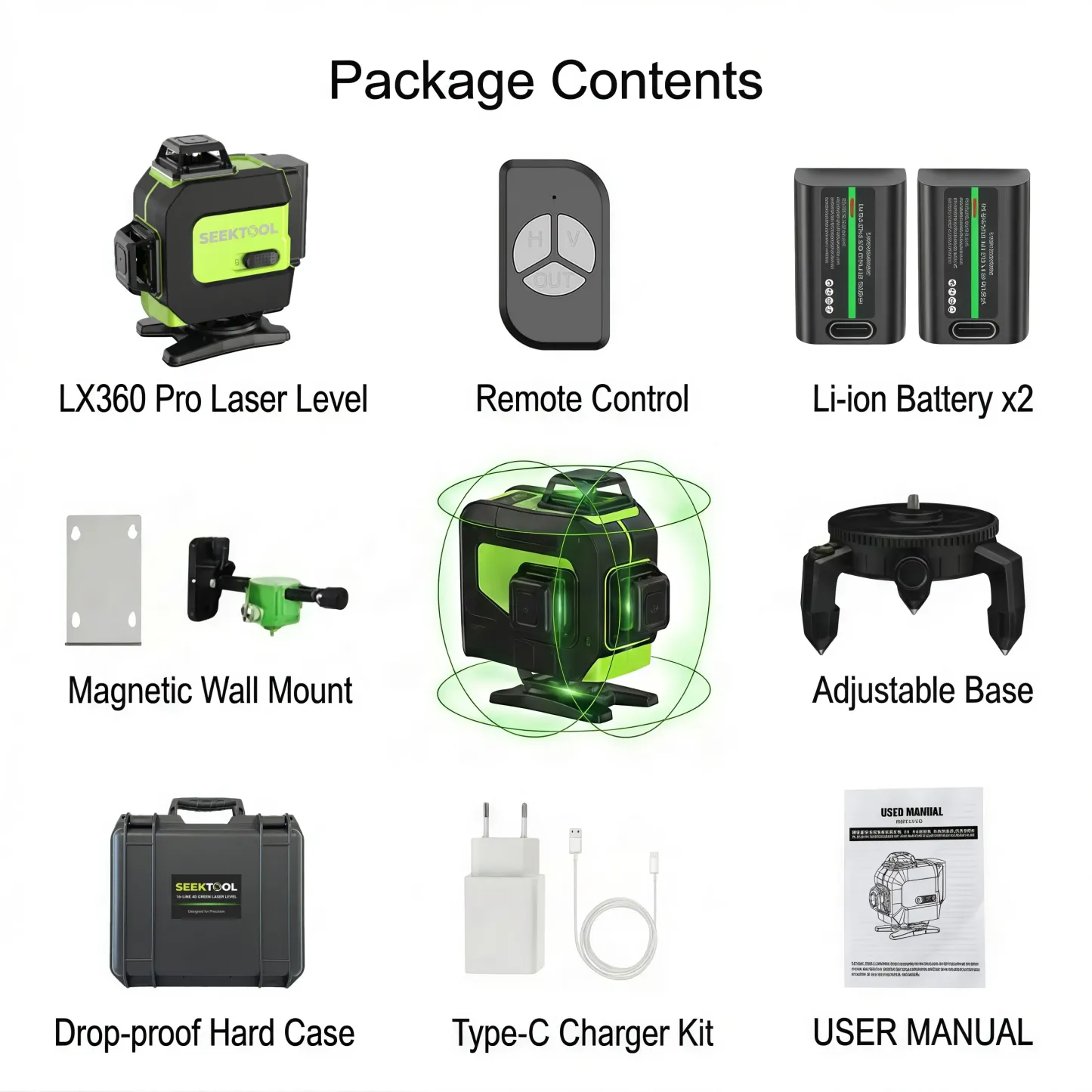 Laser Level 360 LX360 Pro