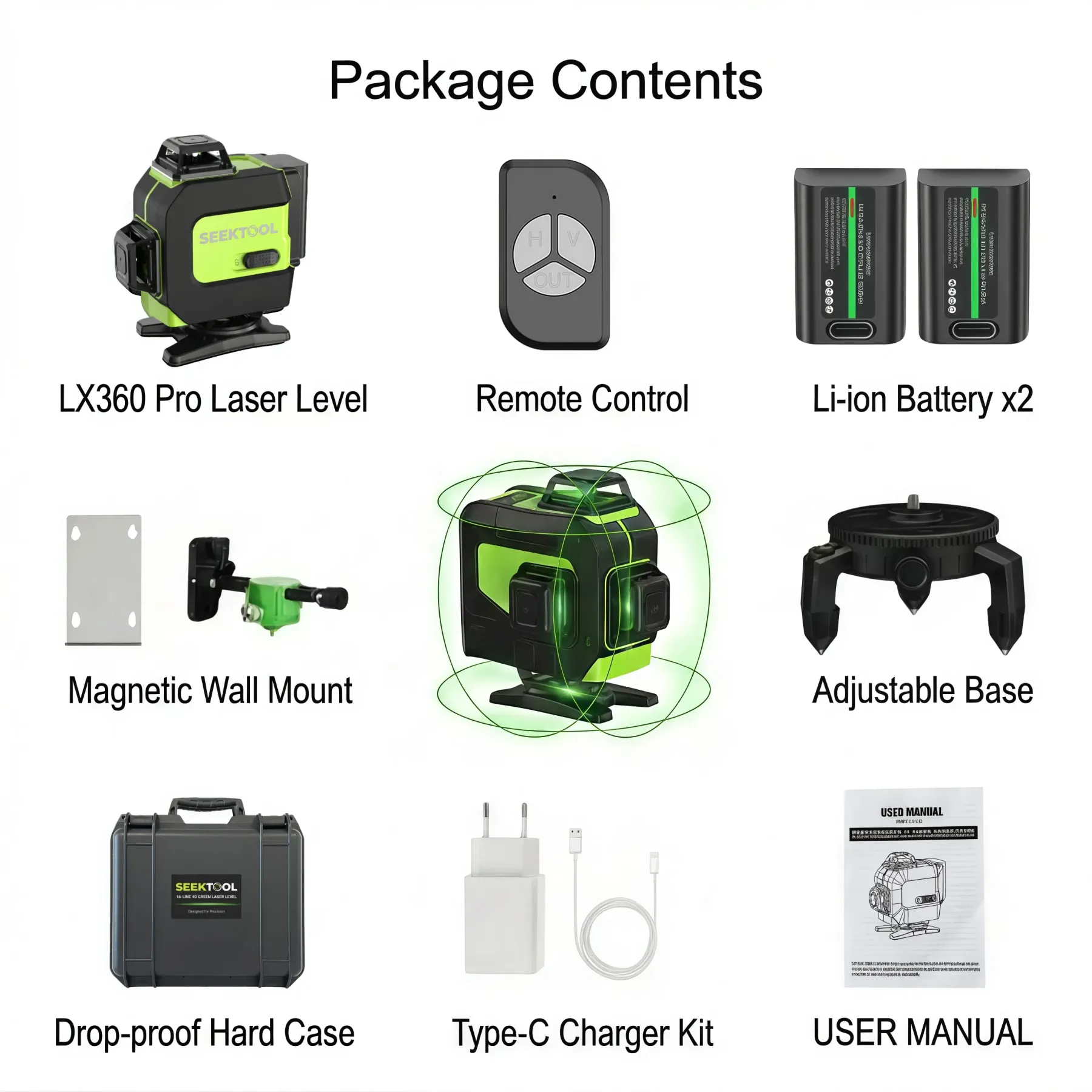 Laser Level 360 LX360 Pro