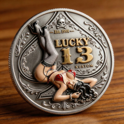 🏆NEW YEAR 60% OFF - Lucky 13 Rebel Commemorative Coin 🪙♠️🔥