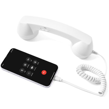 📞 Retro Phone Handset with Type-C Cable