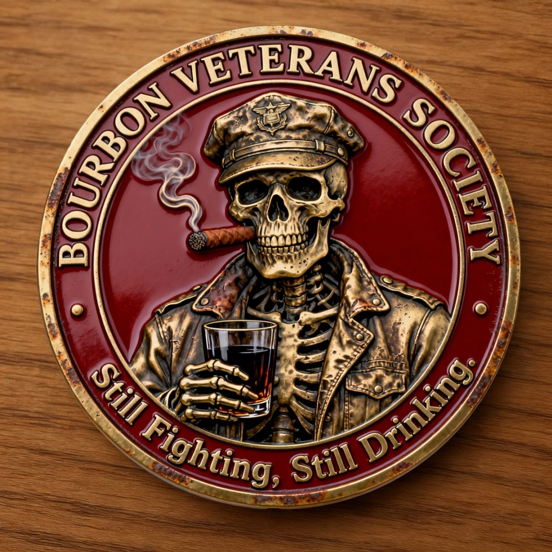 ⚡ Black Friday 24H Flash Sale⭐BOURBON VETERANS SOCIETY™ COIN